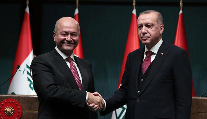 Irak Cumhurbaşkanı Salih Cumhurbaşkanı Erdoğan'ı aradı